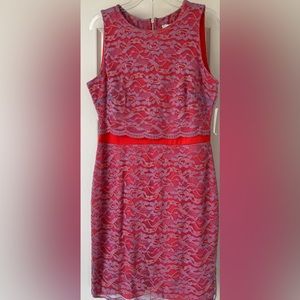 NWT Orange & Lavender Lace Dress